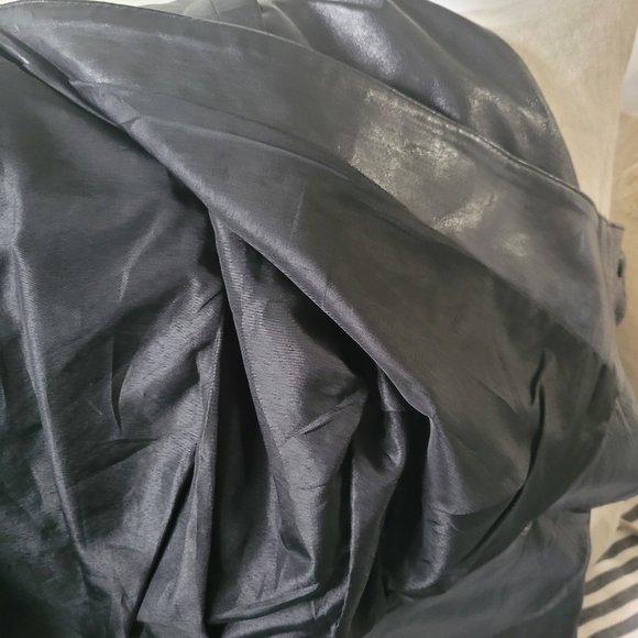 Pierrot Le Loup Paris Vintage Leather Jacket Designer Y2K Front Wrap Rouge sz M - Picture 15 of 16